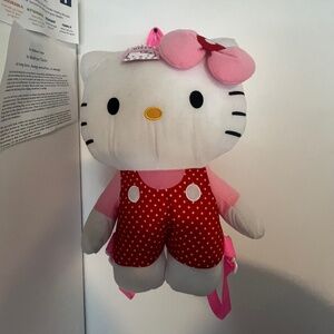 ❤️🫶🏾 SUPER CUTE HELLO KITTY PLUSHY BACKPACK